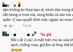 TikToker chia sẻ nỗi khổ khi mặc áo mưa cánh dơi nhận được sự đồng cảm từ dân mạng: Trong cái khó ló cái khôn!