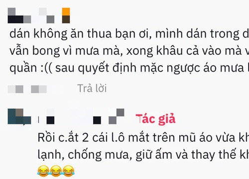 TikToker chia sẻ nỗi khổ khi mặc áo mưa cánh dơi nhận được sự đồng cảm từ dân mạng: Trong cái khó ló cái khôn!