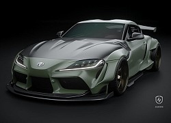 Toyota GR Supra có bản độ thân rộng siêu hầm hố, nhưng hàm lượng sợi carbon mới là điều đáng chú ý