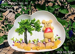 9X làm cơm bento đẹp như tranh vẽ, con hào hứng ăn