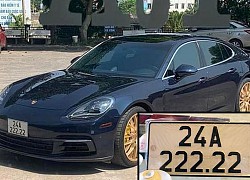 Porsche Panamera tiền tỷ của đại gia Lào Cai trúng biển 'ngũ quý 2'