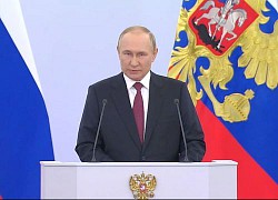 Tổng thống Putin phát biểu về quyết định sáp nhập các vùng lãnh thổ mới vào Nga