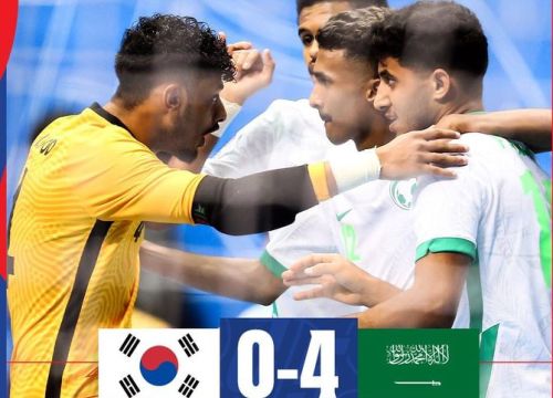 Hạ Hàn Quốc 4-0, Saudi Arabia đẩy tuyển futsal Việt Nam vào thế khó