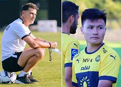 HLV Pau FC nói gì về khả năng ra sân của Quang Hải khi trở về từ Việt Nam?