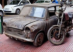 Cặp đôi Mini Cooper và Yamaha cổ bị bỏ quên suốt 30 năm trong hầm khách sạn