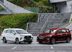 So sánh nhanh Suzuki Ertiga Hybrid và Toyota Veloz Cross