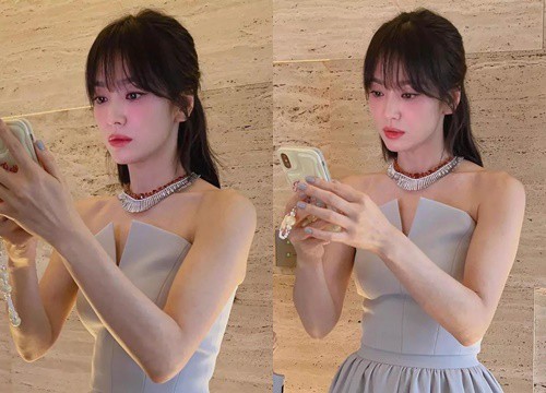 Song Hye Kyo để tóc 'hack tuổi', xinh như công chúa