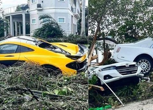 Tan hoang loạt siêu xe Ferrari, McLaren sau bão lũ