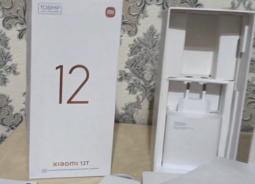 Xiaomi 12T xuất hiện ảnh trong hộp bán lẻ có sạc 120W, camera 108MP