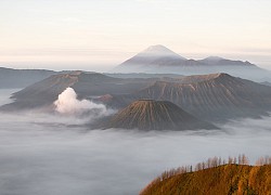 Vẻ đẹp ngọn núi lửa bất thường Bromo ở Indonesia