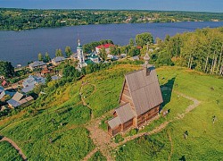 Bức tranh làng quê nước Nga bên dòng Volga - Baltic