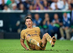 Lewandowski giúp Barca bằng điểm Real
