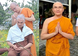 MC Đại Nghĩa bất ngờ xuống tóc xuất gia gieo duyên tại chùa Huyền Không