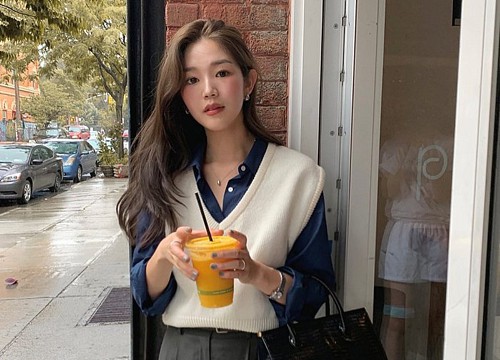 Phối đồ layer với áo sơ mi trong mùa lạnh