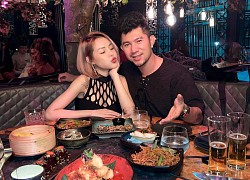Sau khi bị ngộ độc nơi trời Tây, Ngân 98 vui vẻ dùng bữa bên bạn trai