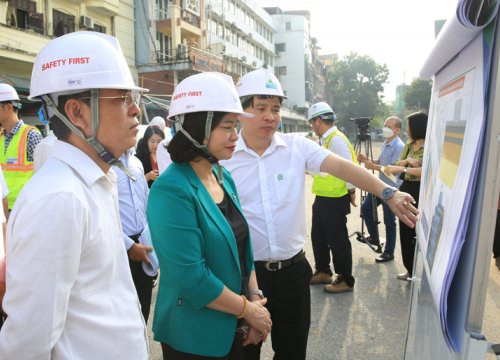 Sớm đưa phần đi nổi tuyến đường sắt đô thị Nhổn ga Hà Nội vào hoạt động
