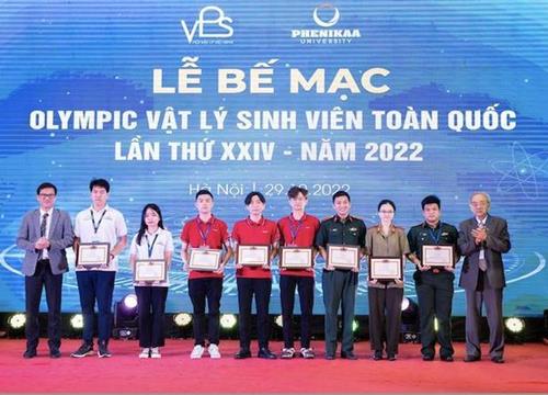Trường Đại học Phenikaa giành giải Nhất Olympic Vật lý sinh viên toàn quốc năm 2022