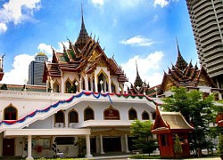 Wat Yannawa ngôi chùa thuyền nổi tiếng nhất ở Bangkok, Thái Lan