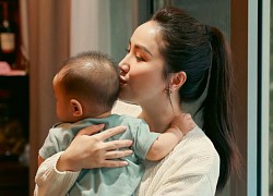 Bảo Thy chăm con: Tuyển bảo mẫu khắt khe, lên mạng hỏi ý kiến dân tình