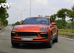 Cận cảnh Porsche Macan 2022 màu cam, giá gần 4 tỷ đồng