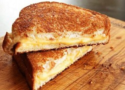 Sandwich kẹp phô mai áp chảo cho bữa sáng bận rộn