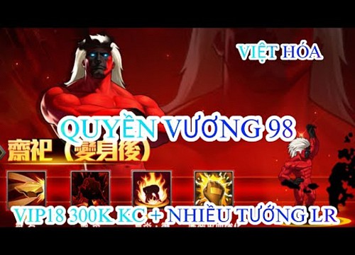 Game Lậu | Quyền Vương 98 KOF 98 Private Việt Hóa Free Vip18 300K KC + Nhiều Tướng LR