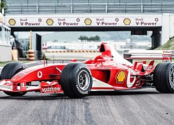 Xe đua F1 của huyền thoại Michael Schumacher có giá gần 9,4 triệu USD