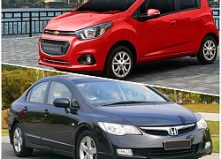 Chỉ có 200 triệu nhưng thích đi ô tô, chọn Honda Civic 2008 hay Chevrolet Spark 2017?