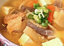 Chống ngán với bát canh đậu phụ