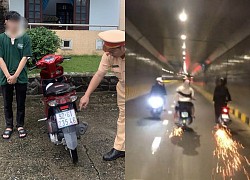 CLIP: Thanh niên đi xe máy &#8220;chơi ngông&#8221; khi vượt đèo Hải Vân