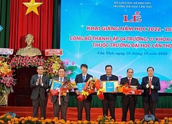 Công bố thành lập 4 trường, 1 khoa và 1 viện thuộc Trường Đại học Cần Thơ