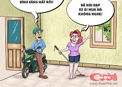 Xe cạn xăng rồi, ngày mai đi làm kiểu gì bà ơi!?