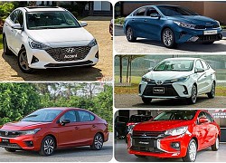 Top xe sedan giá rẻ tháng 9: Toyota Vios lép vế hơn Hyundai Accent dù doanh số gấp đôi