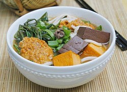 Canh bún ngon lạ ngày cuối tuần