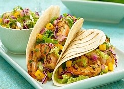 Đặc trưng nước Mễ Tacos cá hồi kiểu Mexico