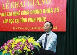 Học viện Tư pháp khai giảng lớp đào tạo nghề công chứng tại Vĩnh Phúc