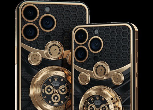 iPhone 14 Pro "đính" kèm đồng hồ Rolex giá bằng cả căn nhà