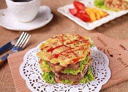 Làm burger bò siêu ngon mà không cần lò nướng!