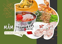 Bỏ túi gợi ý mâm tiệc hiện đại chế biến từ thịt gà, thịt heo và cá bớp