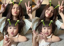 Con gái Thiên An bé tí đã làm mẫu ảnh, "đu trend" TikTok với mẹ