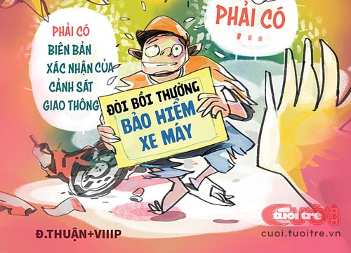 'Cửa ải' đi đòi bảo hiểm xe máy