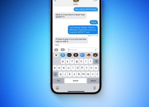 iOS 16 mang đến tùy chọn bố cục bàn phím iPhone hoàn toàn mới