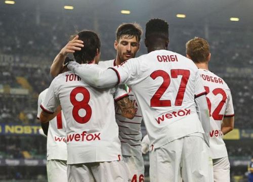 Kết quả Verona 1-2 Milan: Rossoneri vào Top 3