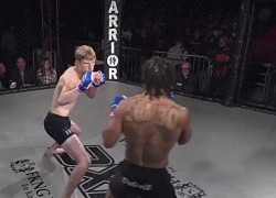 Lao vào đối thủ như 'gấu đói', võ sĩ nhanh chóng thắng knock-out sau 30 giây