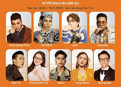  Nghệ sĩ nào sẽ có mặt tại FWD Music Tour Cần Thơ ngày 19/11?