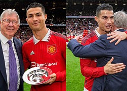 Sir Alex đích thân chúc mừng 2 kỷ lục gia Ronaldo và De Gea