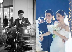 Bình An phi moto vào lễ đường, 'né' ảnh Ngọc Hân vì trai có vợ