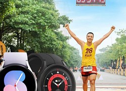 Galaxy Watch5 Series 'tiếp sức' Long Biên Marathon