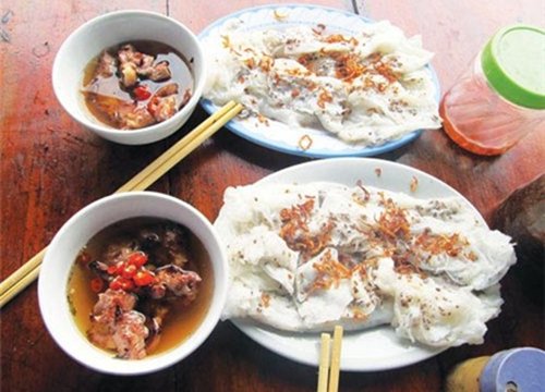 Ngon lạ bánh cuốn Tam Đảo