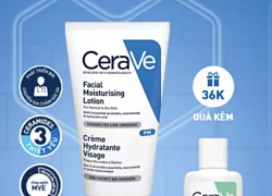 CeraVe tung sale khủng mừng ra mắt gian hàng chính hãng: Mỹ phẩm giảm mạnh với hơn 10.000 quà tặng hấp dẫn